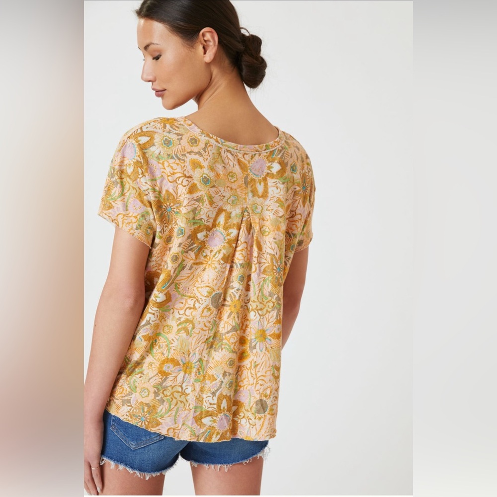 Floral Print Women's Top - Multicolor